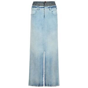 Maison Margiela Blue Denim Skirt Women